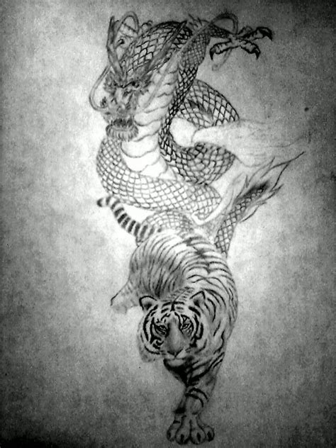 dragon and tiger tattoos|full body tiger tattoo.